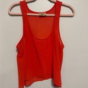 Show me your mumu orange sheet tank top